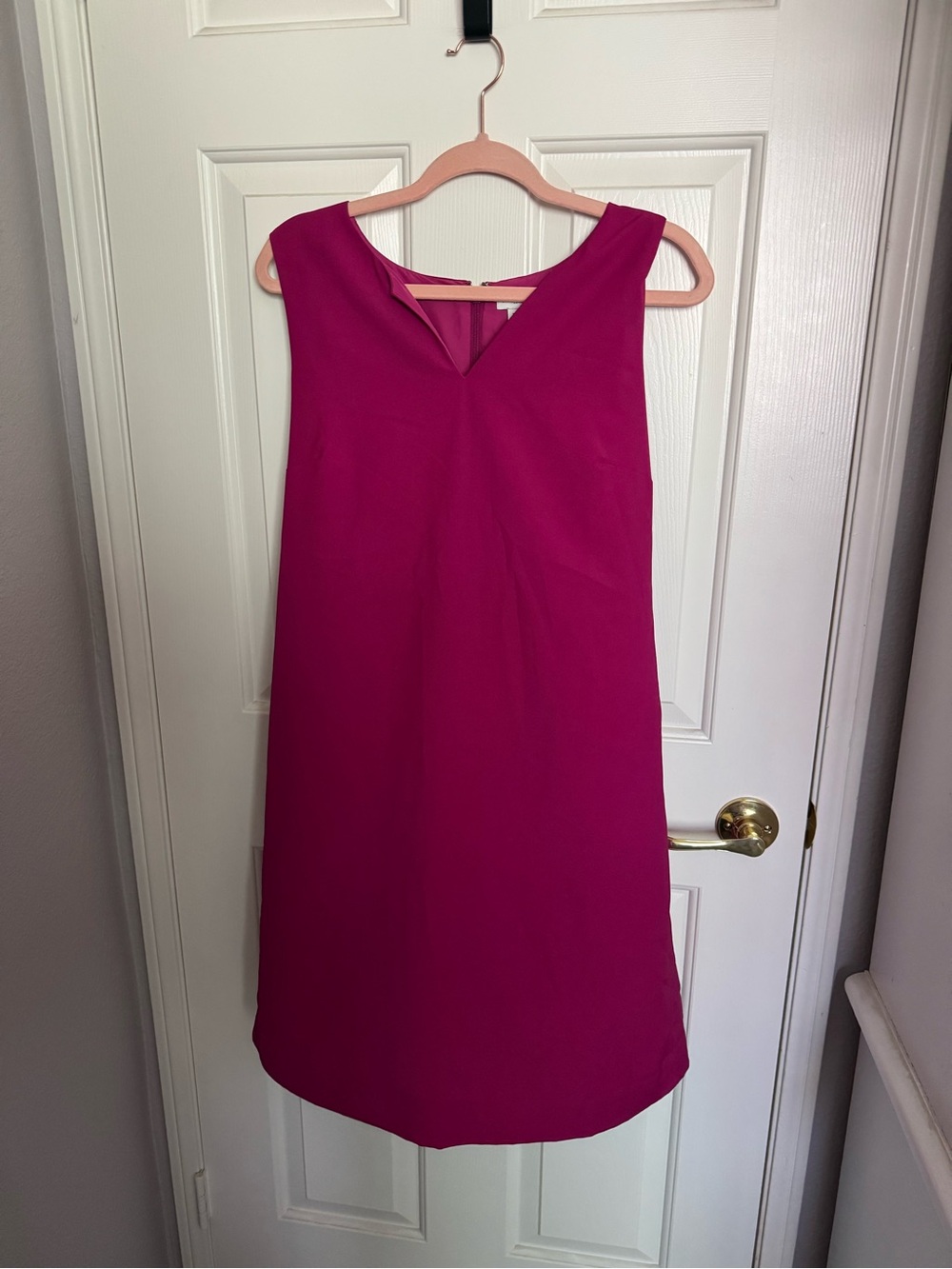 J. Crew Vibrant Pink Sleeveless Dress